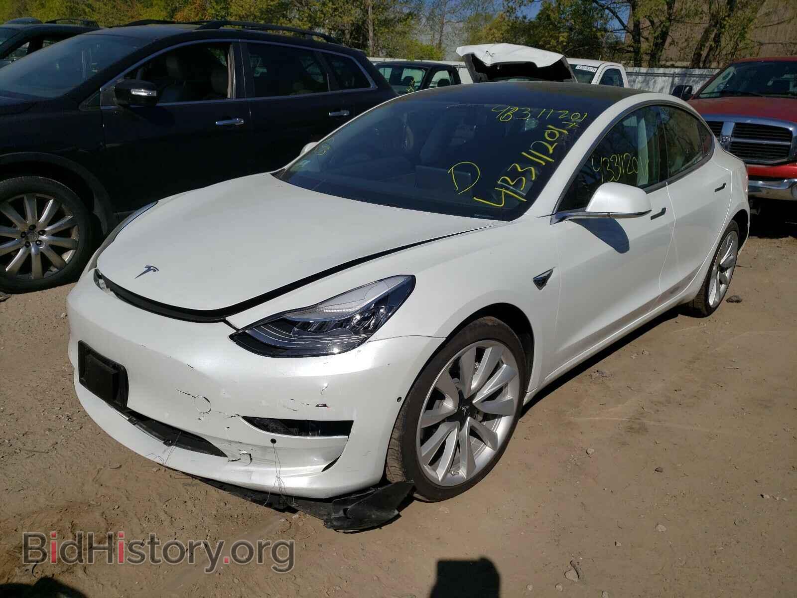 2019 TESLA MODEL 3 - VIN: 5YJ3E1EB2KF433953 - Фото 2