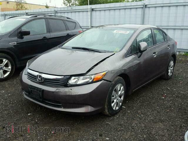 2012 HONDA CIVIC LX - VIN: 2HGFB2F42CH057246 - Фото 2