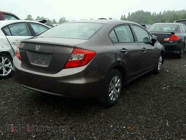 2012 HONDA CIVIC LX - VIN: 2HGFB2F42CH057246 - Фото 4