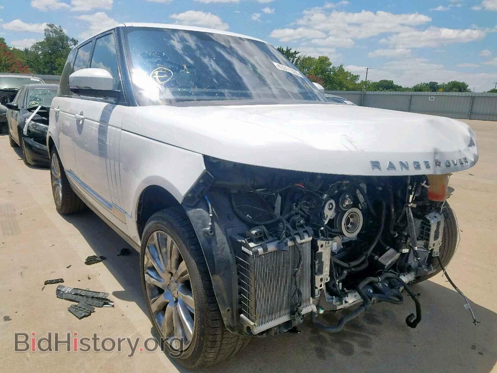 Photo SALGS2EF8GA243859 - LAND ROVER RANGE ROVE 2016