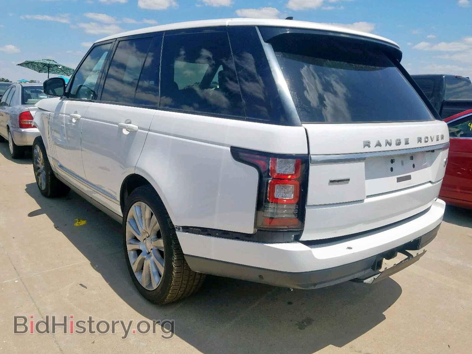 2016 LAND ROVER RANGE ROVE - VIN: SALGS2EF8GA243859 - Фото 3
