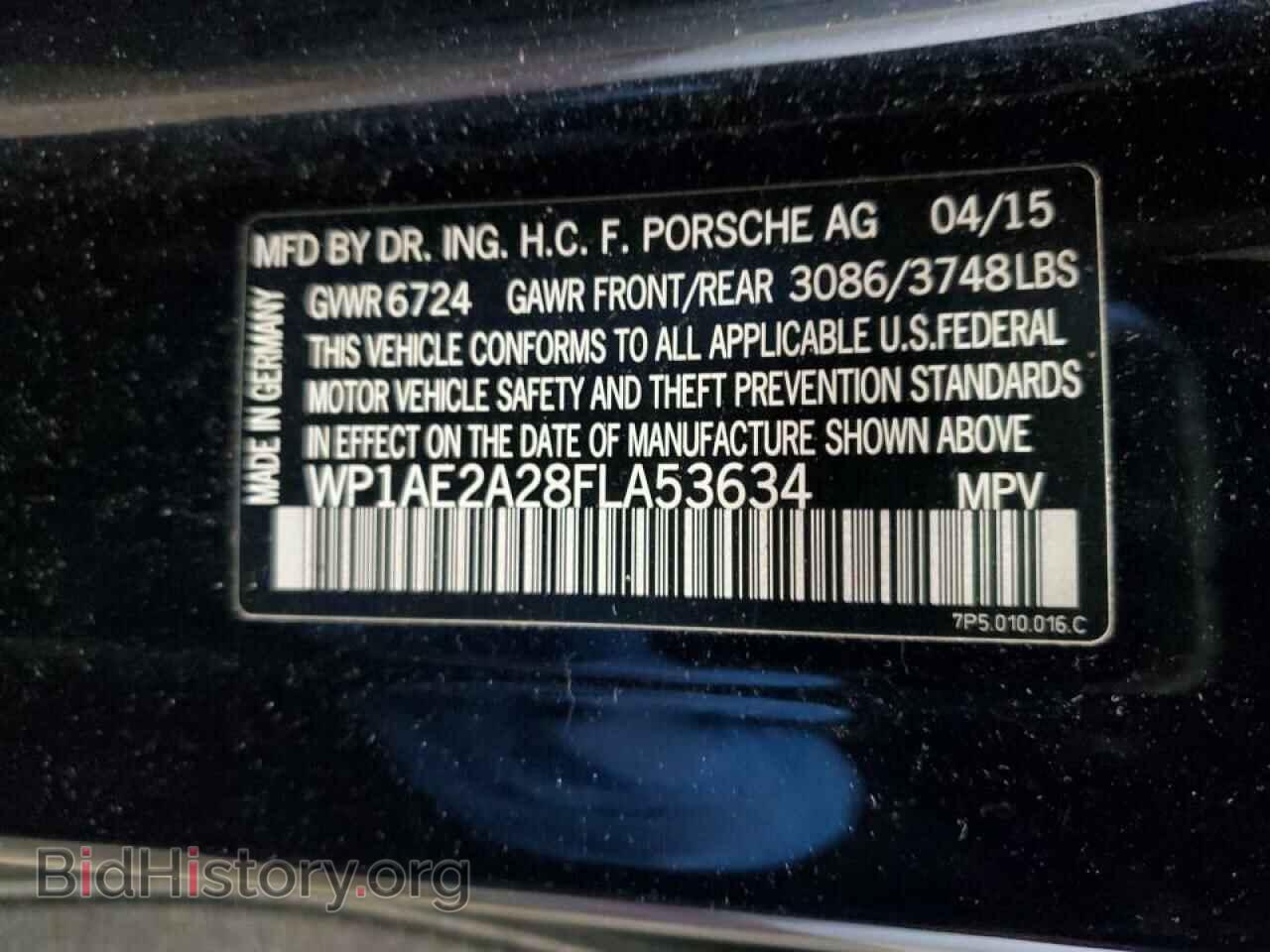 2015 PORSCHE CAYENNE - VIN: WP1AE2A28FLA53634 - Фото 13