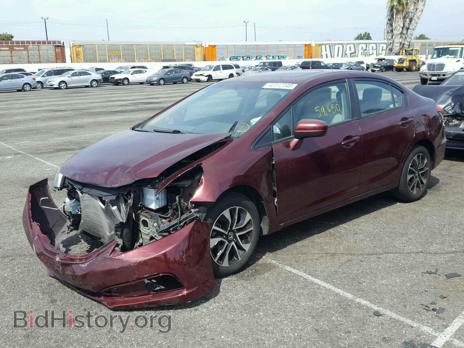 2014 HONDA CIVIC - VIN: 19XFB2F81EE230738 - Фото 2