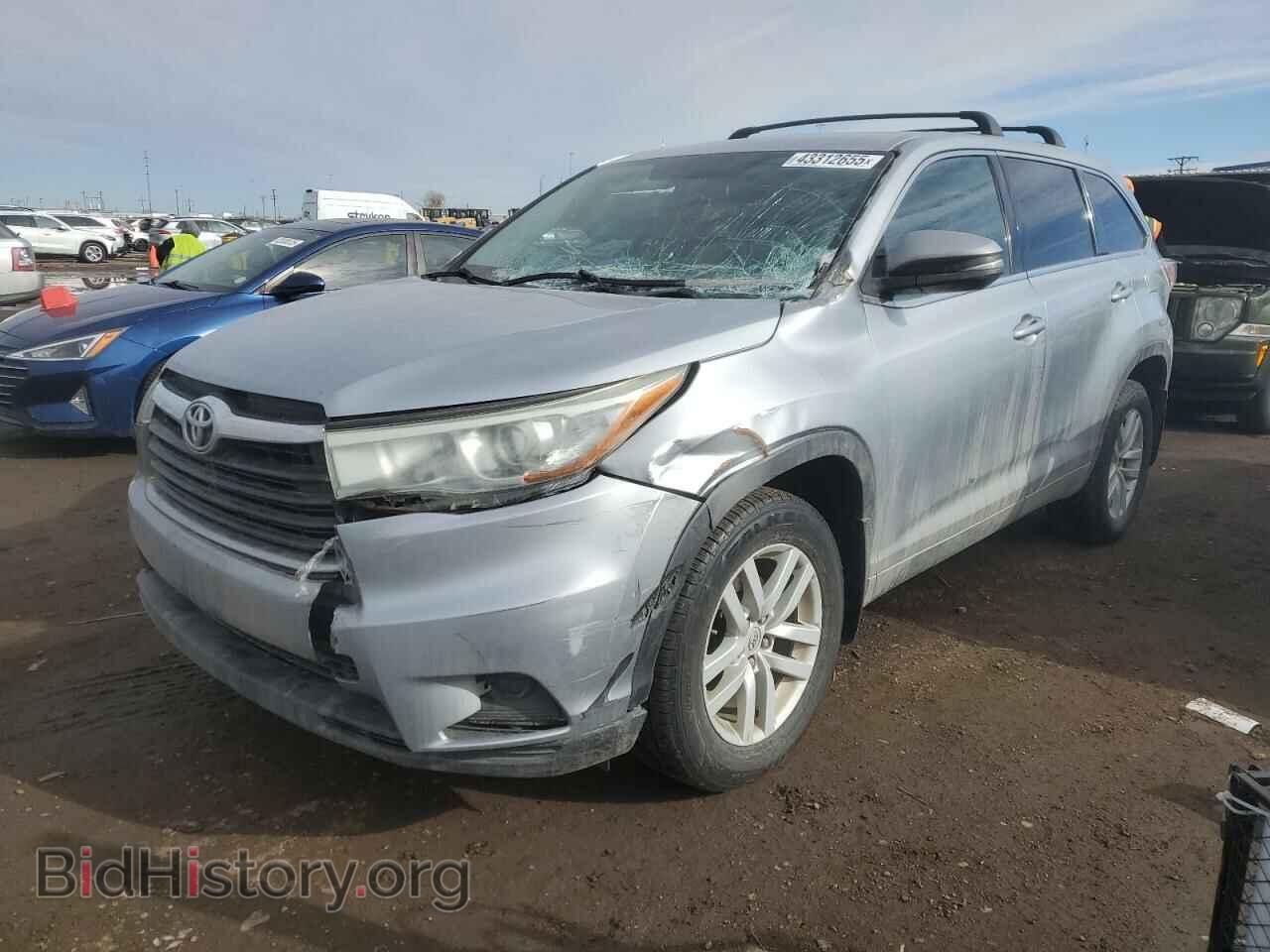 Photo 5TDBKRFH6FS083265 - TOYOTA HIGHLANDER 2015