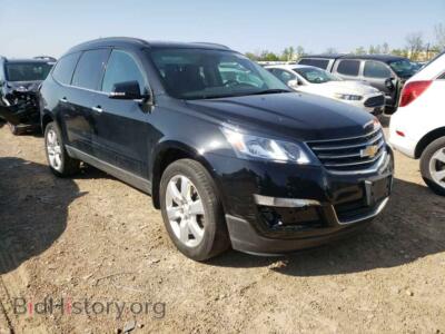 2017 Chevrolet TRAVERSE Traverse L, черный — VIN 1GNKRGKD8HJ249005, Copart