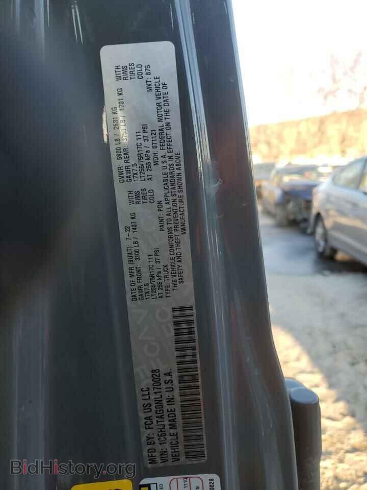 2022 JEEP GLADIATOR - VIN: 1C6HJTAG0NL170028 - Фото 12