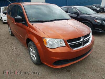 2011 Dodge CARAVAN Grand Cara, оранжевый — VIN 2D4RN4DG2BR740507, Copart