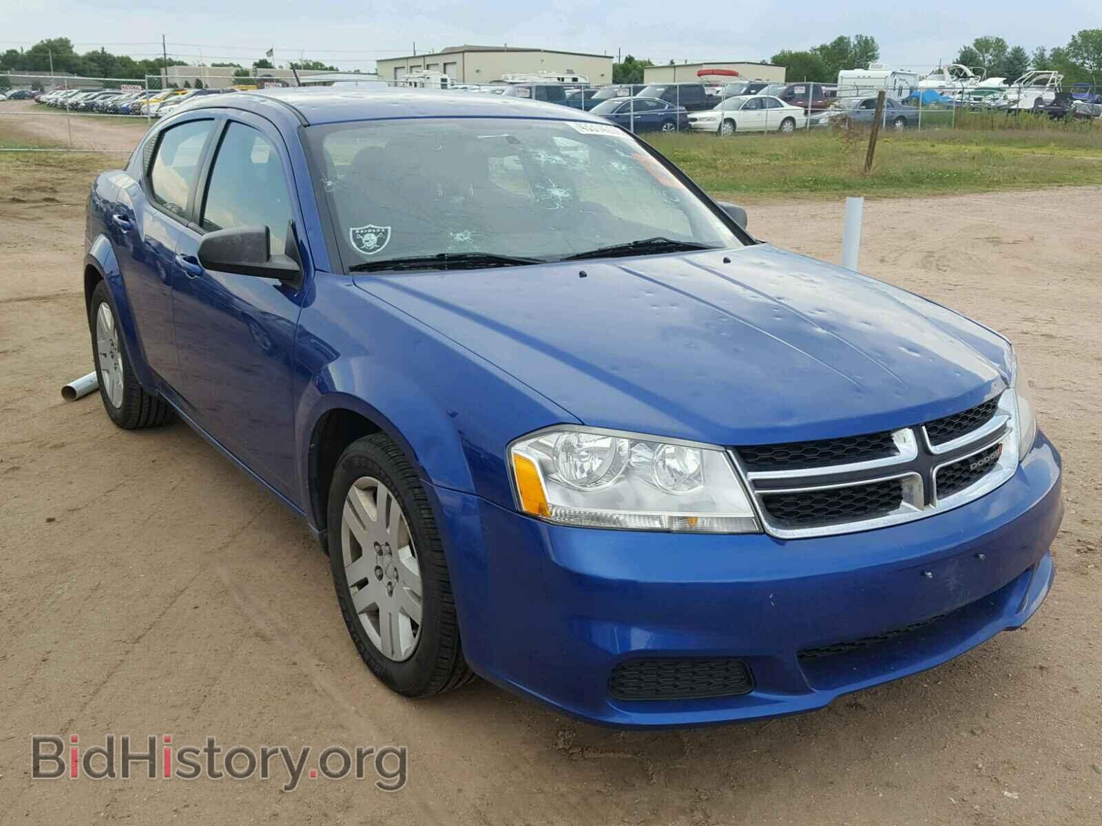 Фотография 1C3CDZAB9CN215216 - DODGE AVENGER 2012
