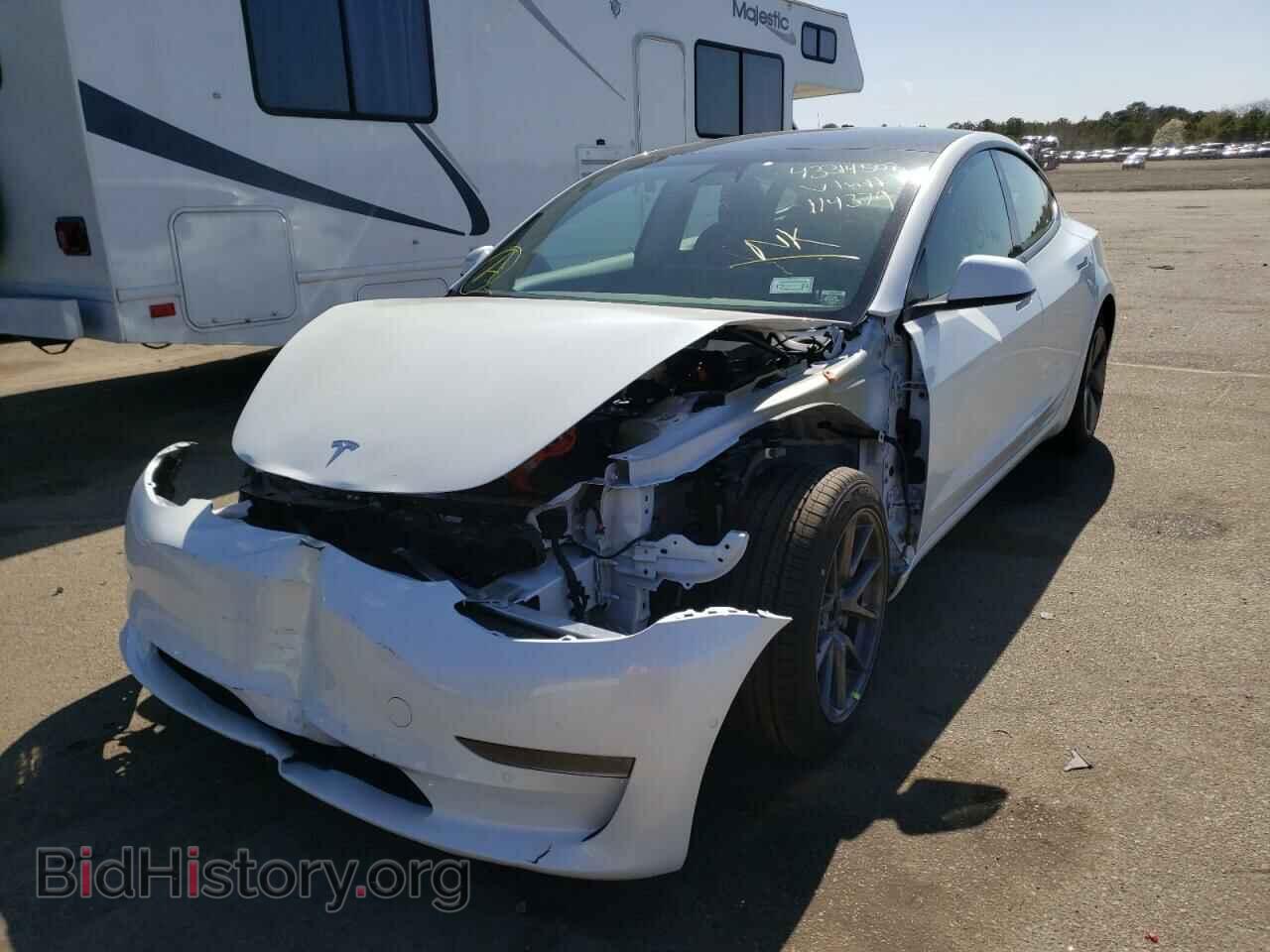 2022 TESLA MODEL 3 - VIN: 5YJ3E1EA7NF114379 - Фото 2
