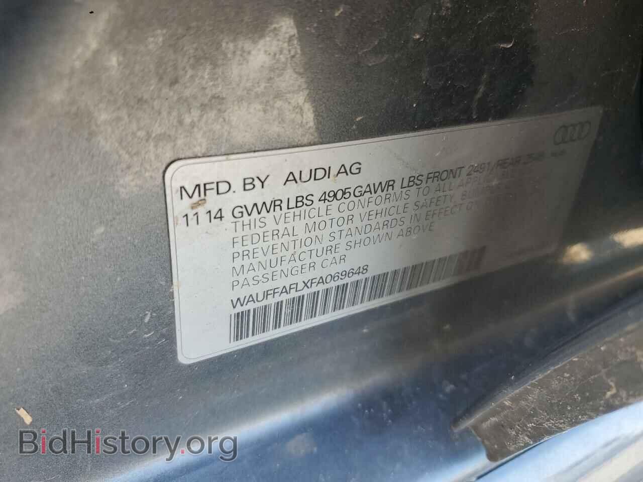 2015 AUDI A4 - VIN: WAUFFAFLXFA069648 - Фото 12