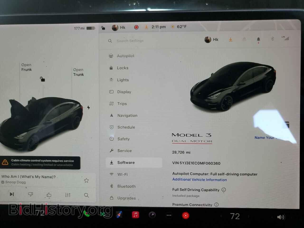 2021 TESLA MODEL 3 - VIN: 5YJ3E1EC0MF060360 - Photo 9