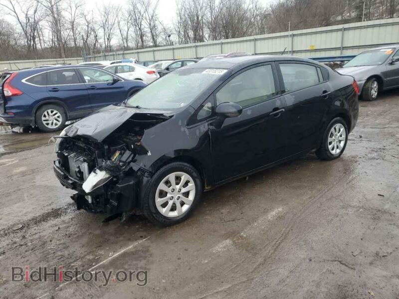 2013 Kia RIO LX (VIN KNADM4A33D6230976) — фото 1 из 12, Copart, повреждение: передняя часть