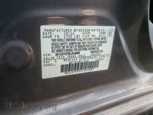 2012 NISSAN VERSA - VIN: 3N1CN7AP0CL844889 - Фото 10