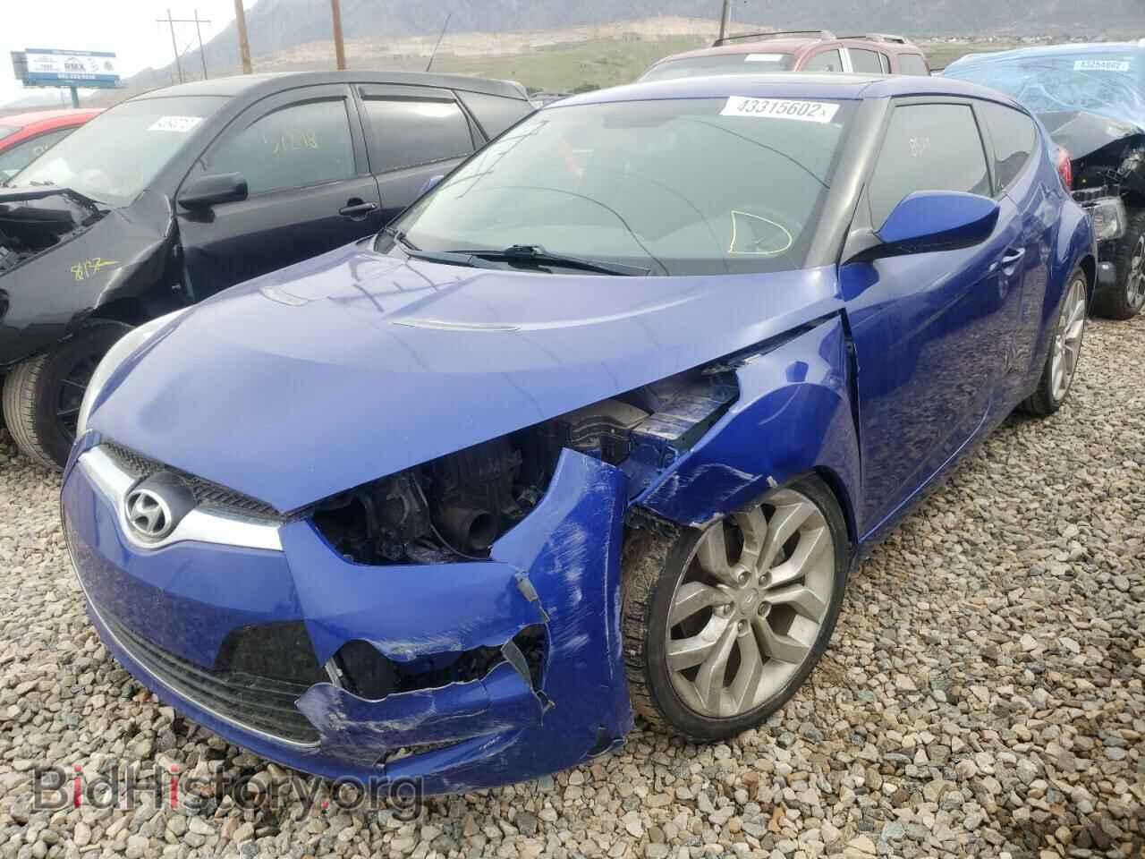 2012 HYUNDAI VELOSTER - VIN: KMHTC6AD7CU049729 - Фото 2