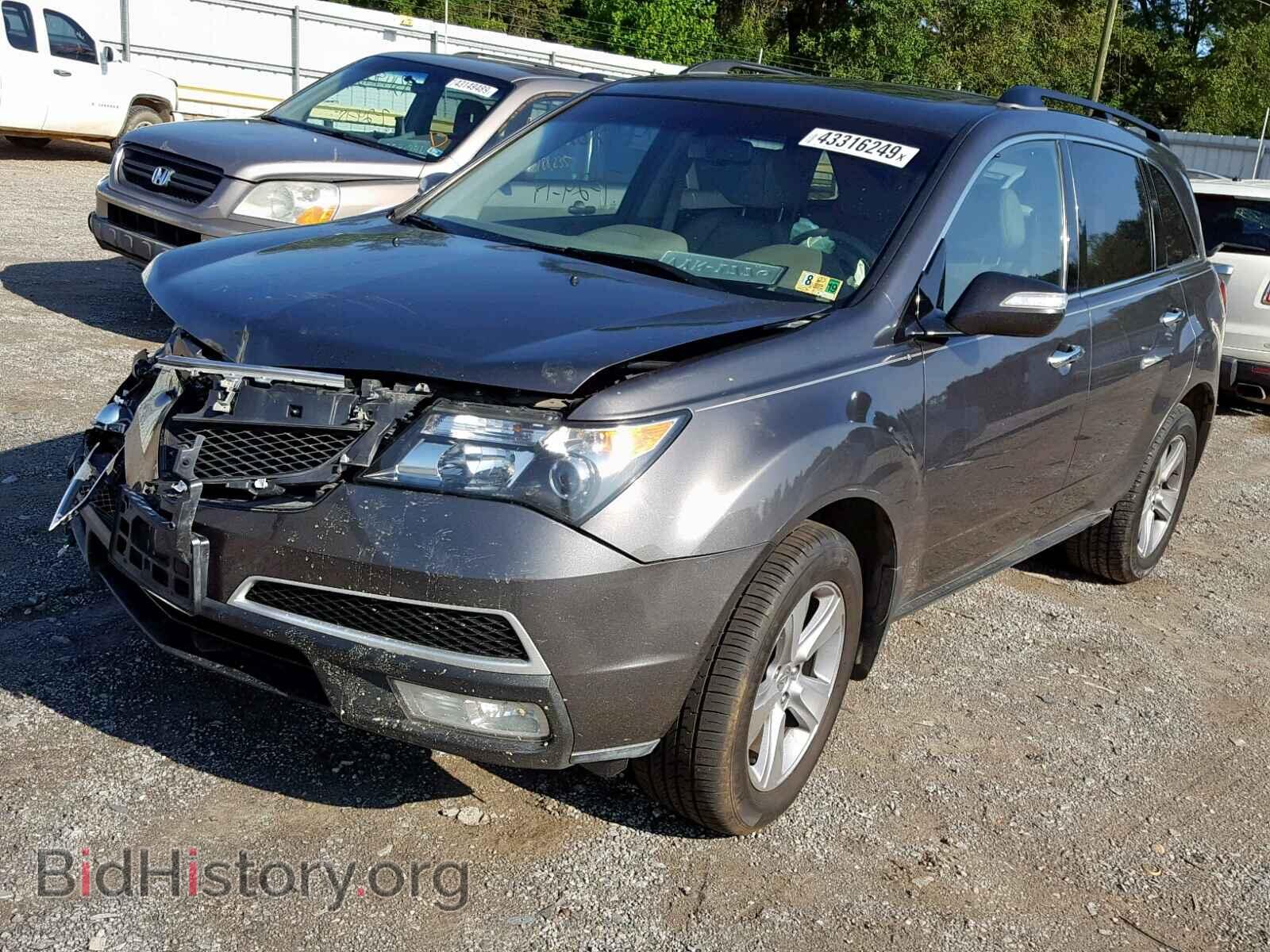 2011 ACURA MDX - VIN: 2HNYD2H6XBH539553 - Фото 2