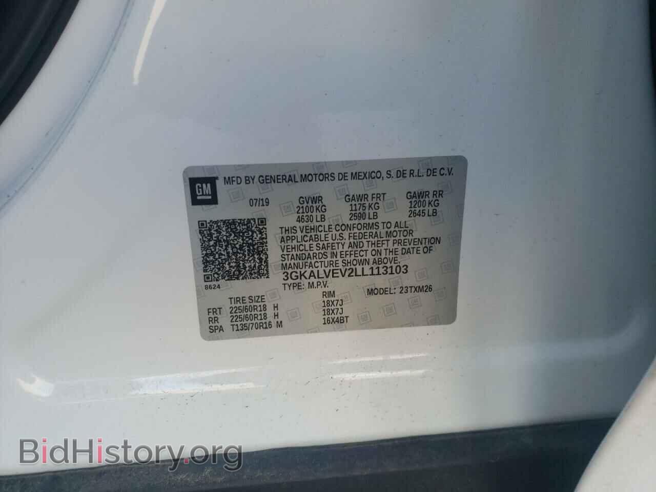 2020 GMC TERRAIN - VIN: 3GKALVEV2LL113103 - Photo 10