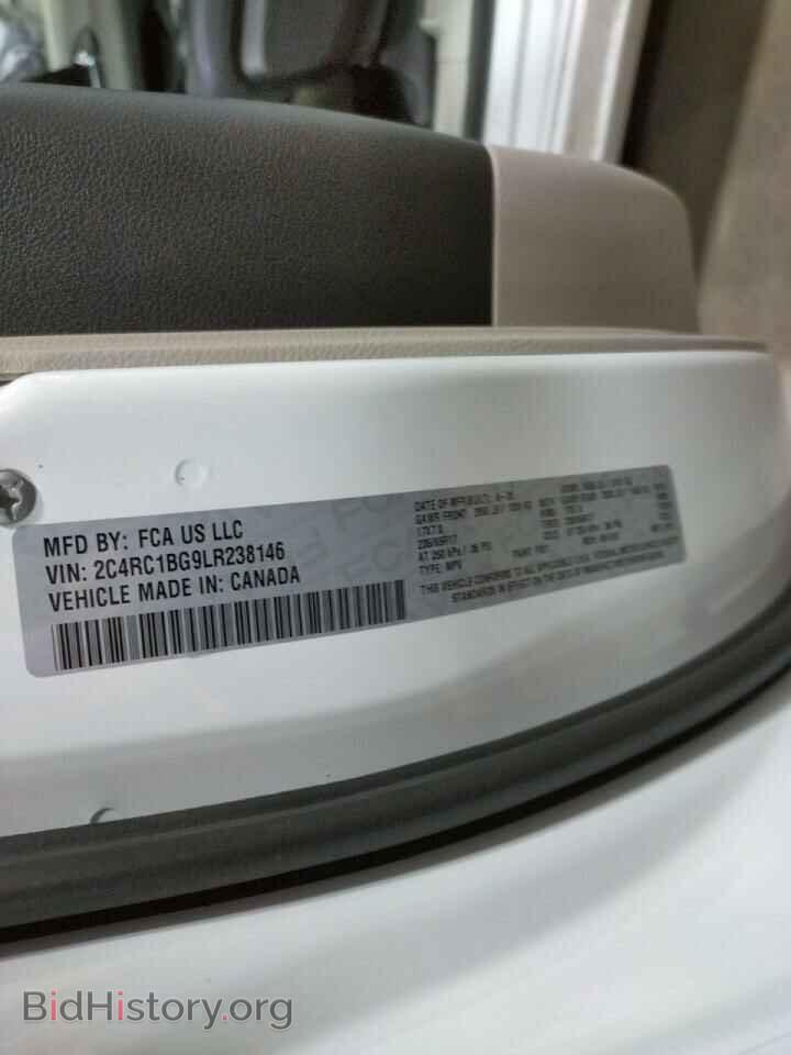 2020 CHRYSLER PACIFICA - VIN: 2C4RC1BG9LR238146 - Фото 10