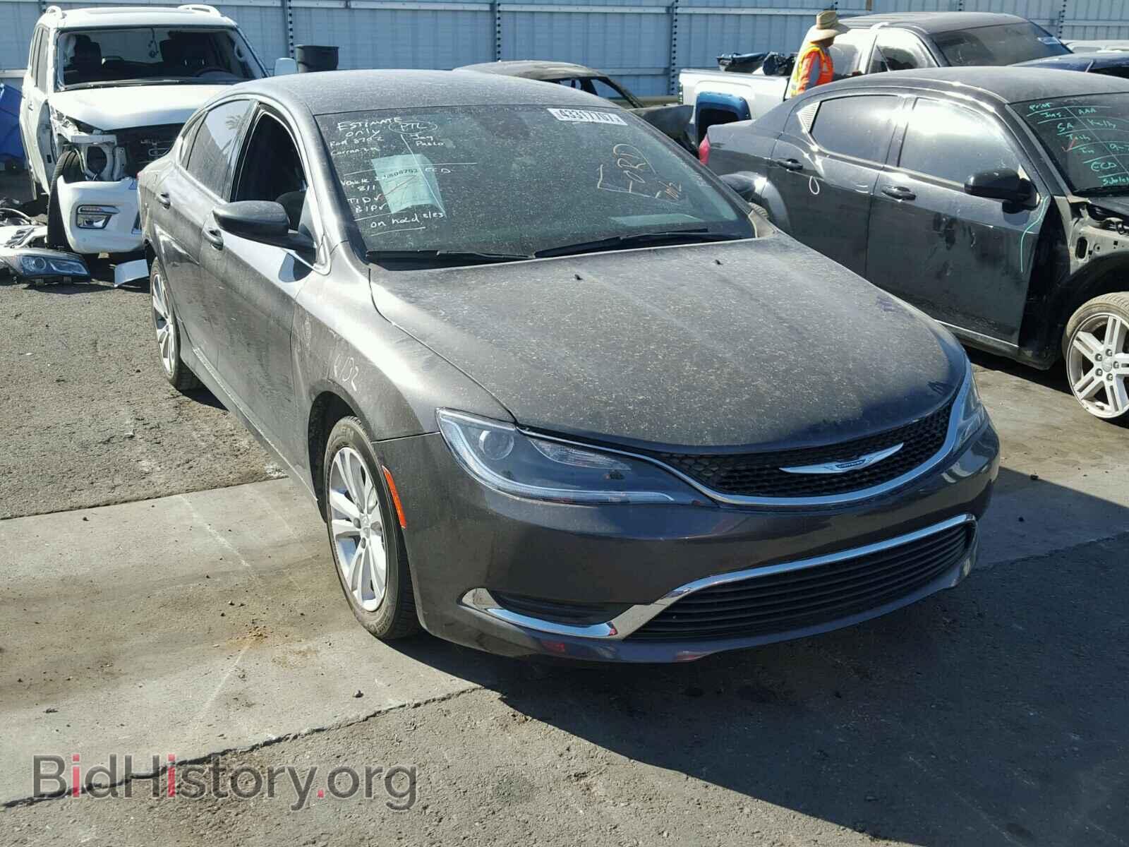Фотография 1C3CCCAB2GN151705 - CHRYSLER 200 2016