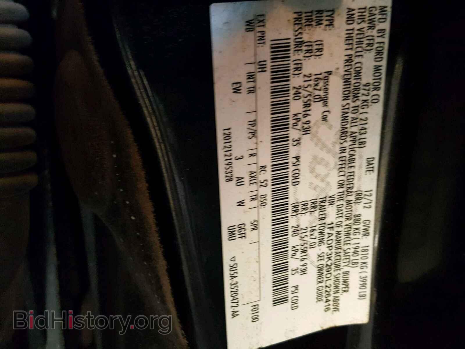 2013 FORD FOCUS SE - VIN: 1FADP3K29DL226416 - Фото 10