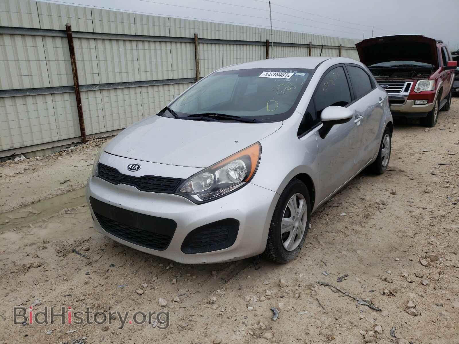 2012 KIA RIO - VIN: KNADM5A31C6094450 - Фото 2