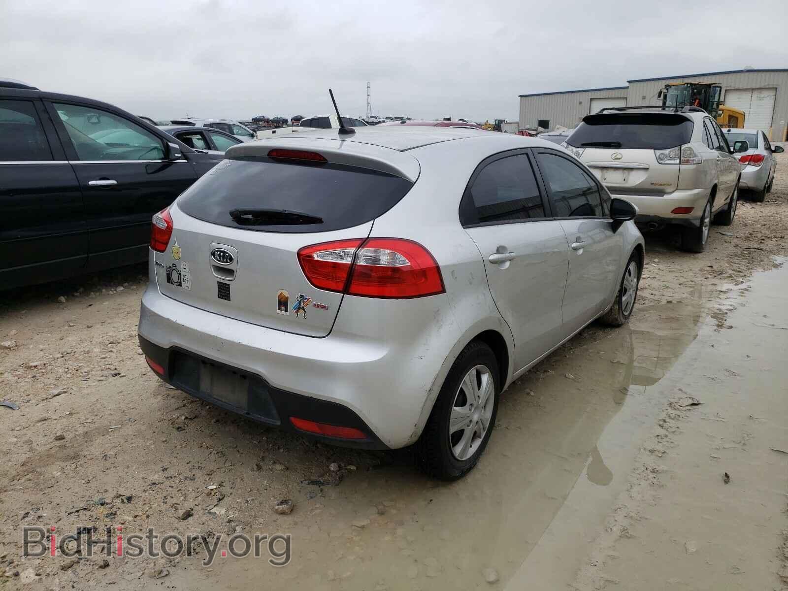 2012 KIA RIO - VIN: KNADM5A31C6094450 - Фото 4