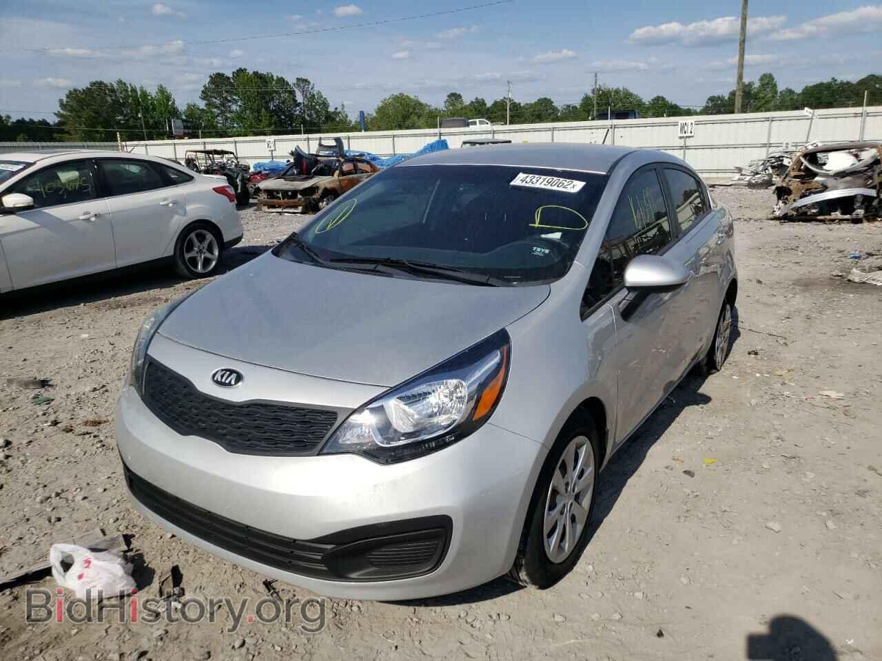 2013 KIA RIO - VIN: KNADM4A33D6196926 - Фото 2