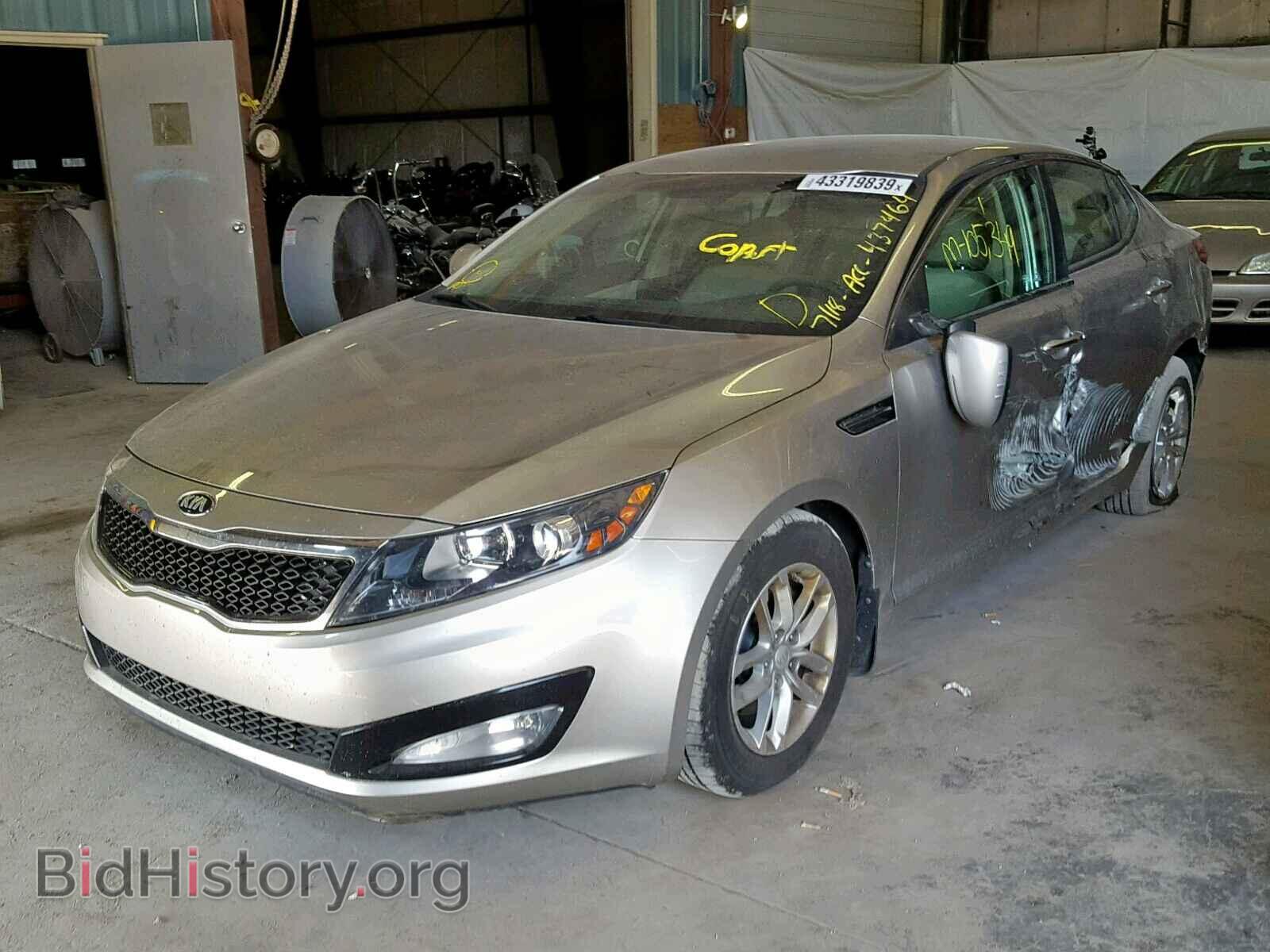 2013 KIA OPTIMA - VIN: KNAGM4A76D5437464 - Фото 2
