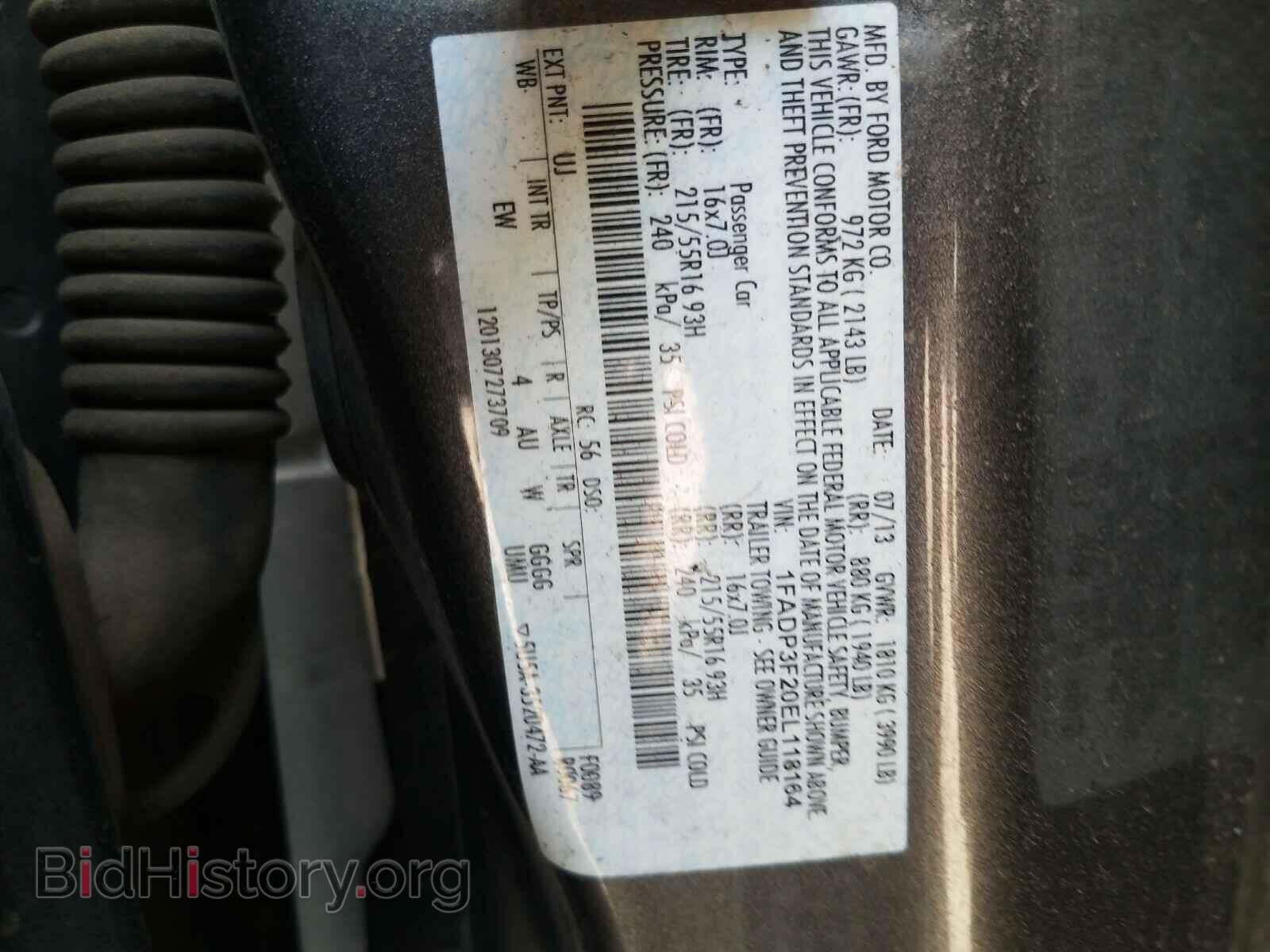 2014 FORD FOCUS - VIN: 1FADP3F20EL118164 - Photo 10