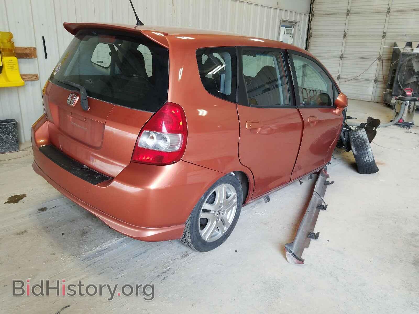 2007 HONDA FIT - VIN: JHMGD38697S041768 - Фото 4