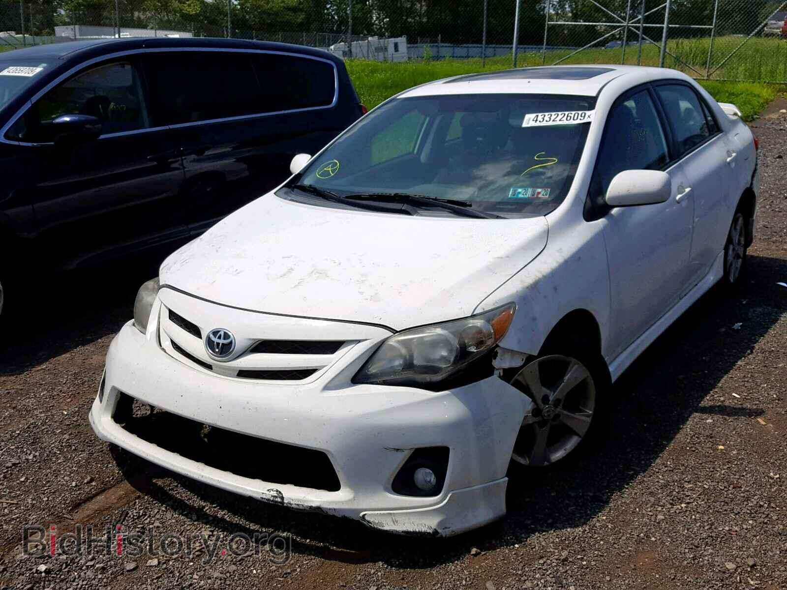 2011 TOYOTA COROLLA BA - VIN: 2T1BU4EE2BC676855 - Фото 2