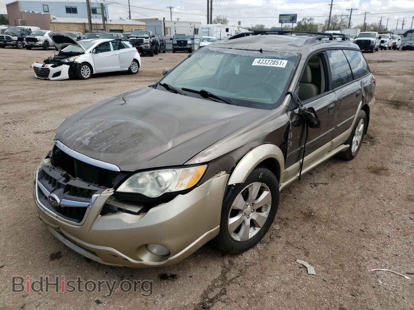 2008 SUBARU OUTBACK - VIN: 4S4BP61C787303470 - Фото 2