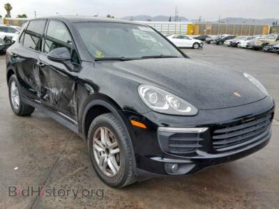 2016 Porsche CAYENNE, черный — VIN WP1AA2A22GLA11425, Copart