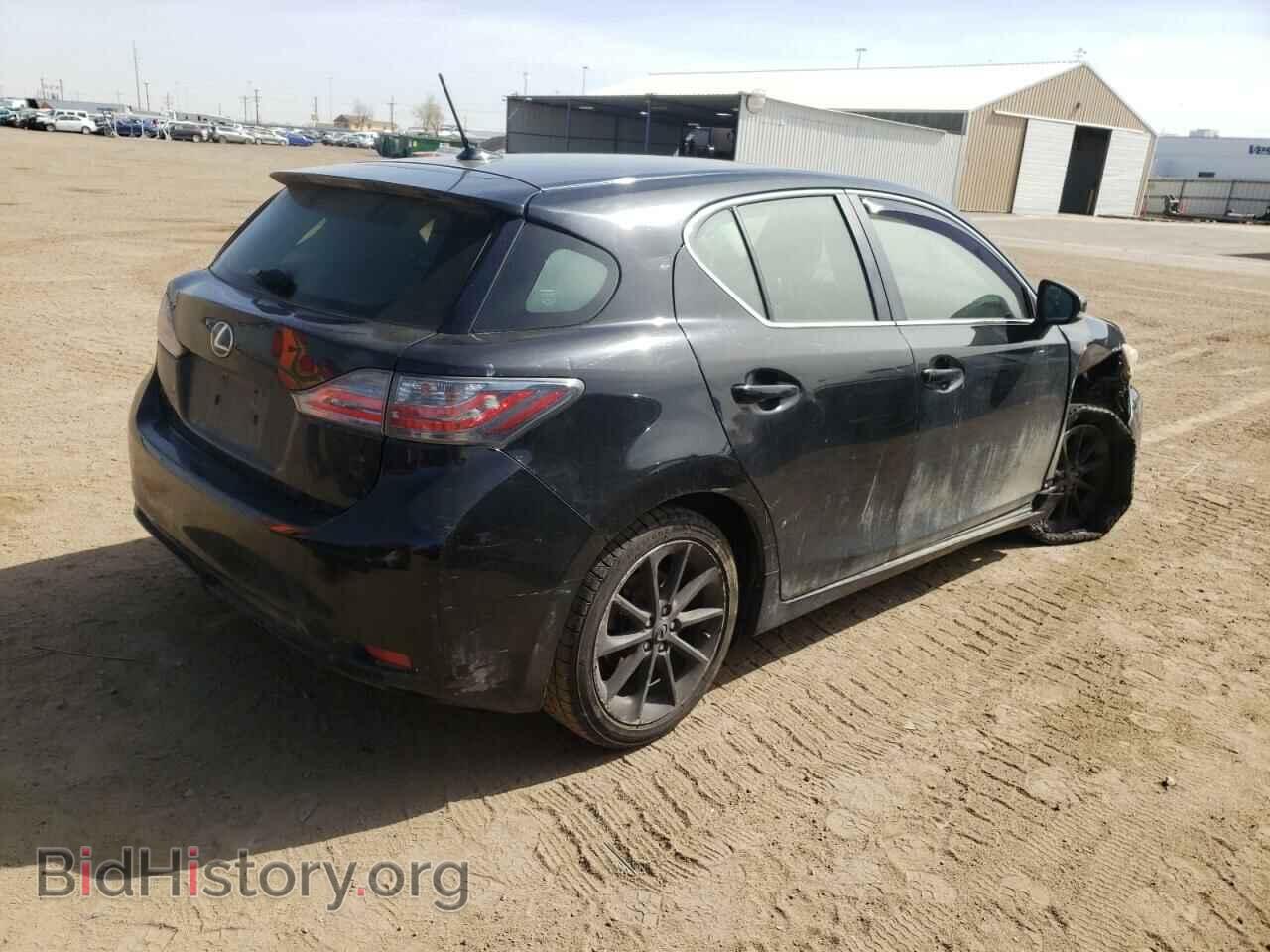 2012 LEXUS CT 200 - VIN: JTHKD5BH6C2054293 - Фото 4