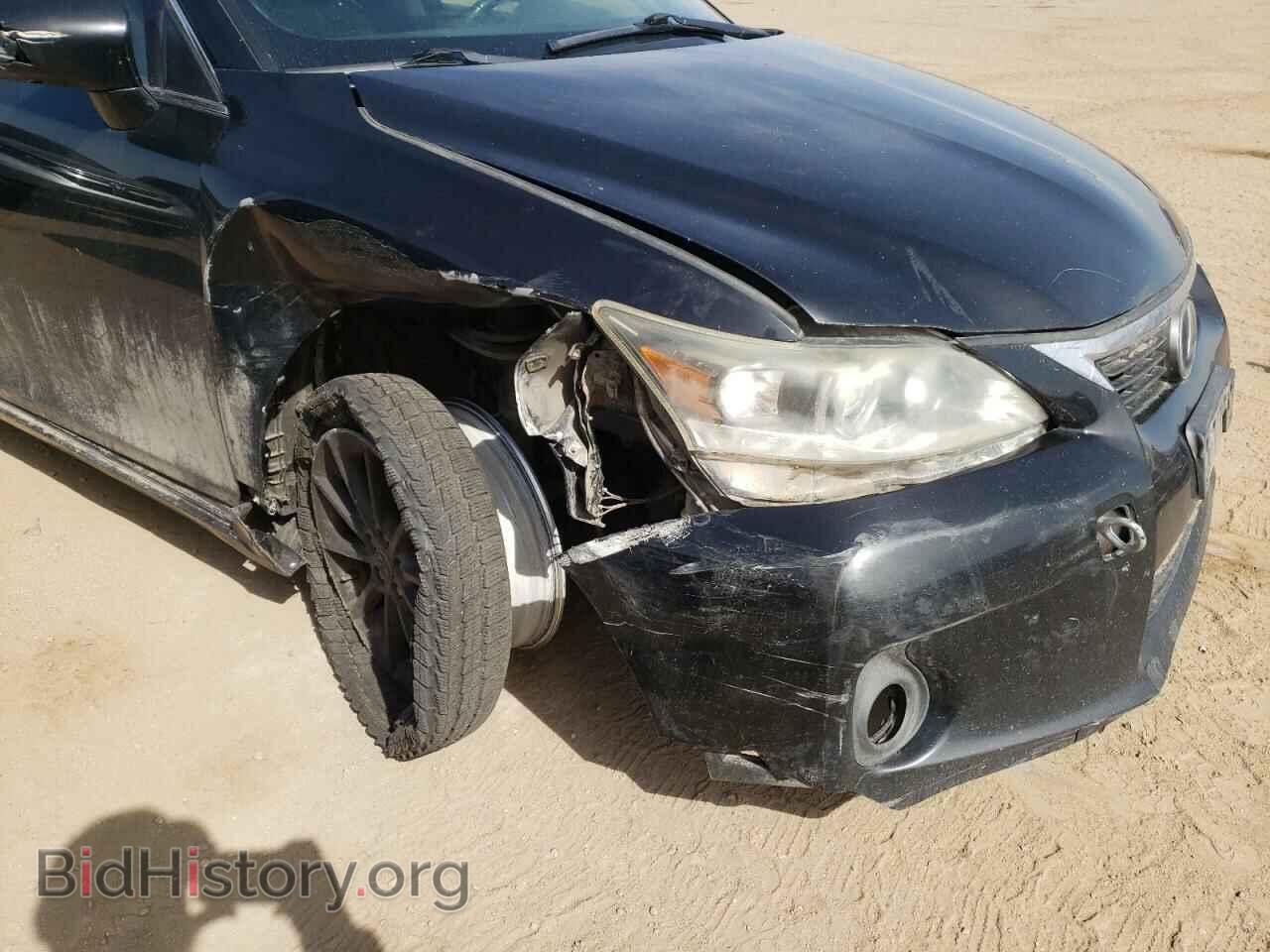 2012 LEXUS CT 200 - VIN: JTHKD5BH6C2054293 - Фото 9