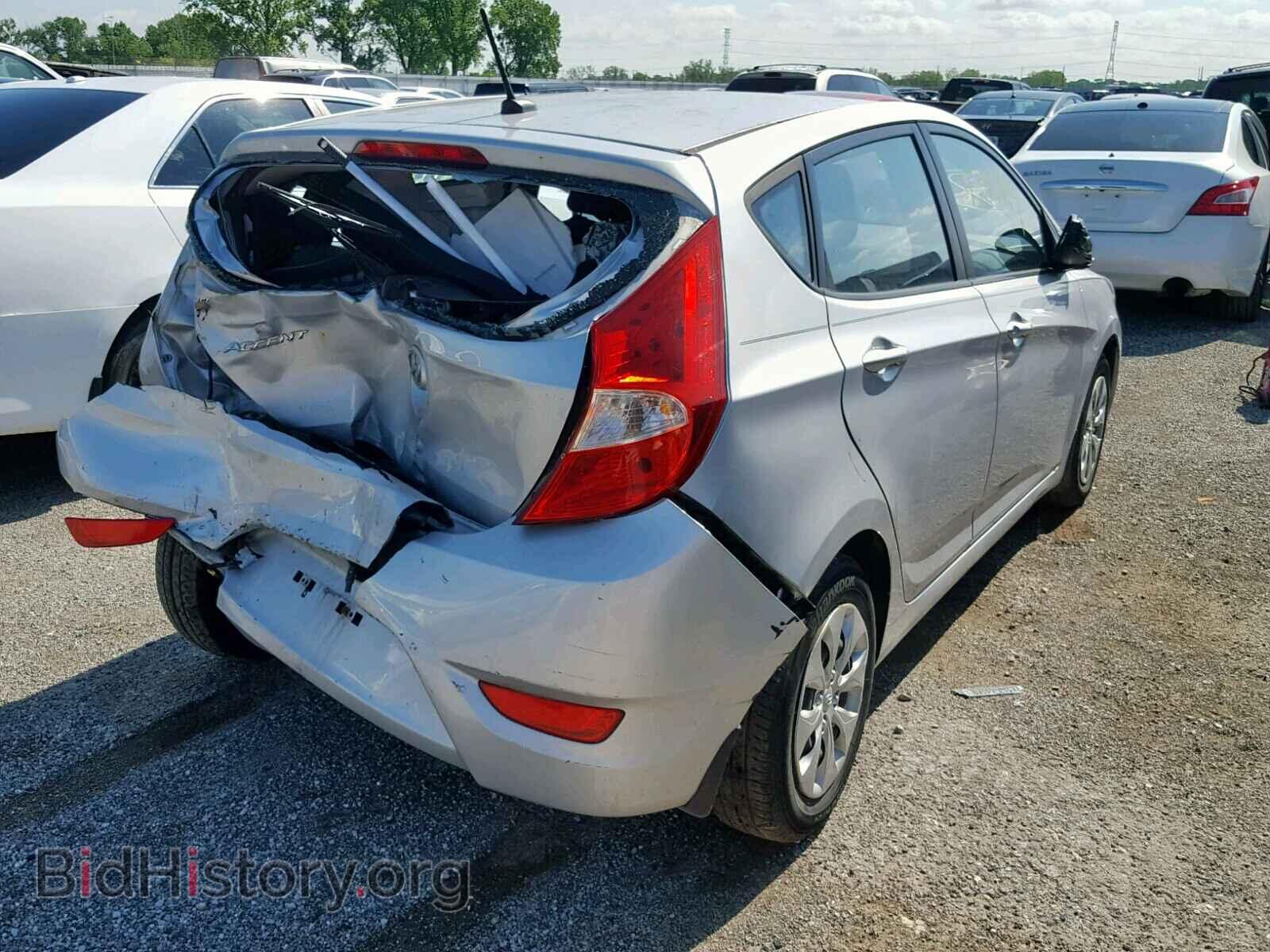 2015 HYUNDAI ACCENT - VIN: KMHCT5AE8FU199663 - Фото 4