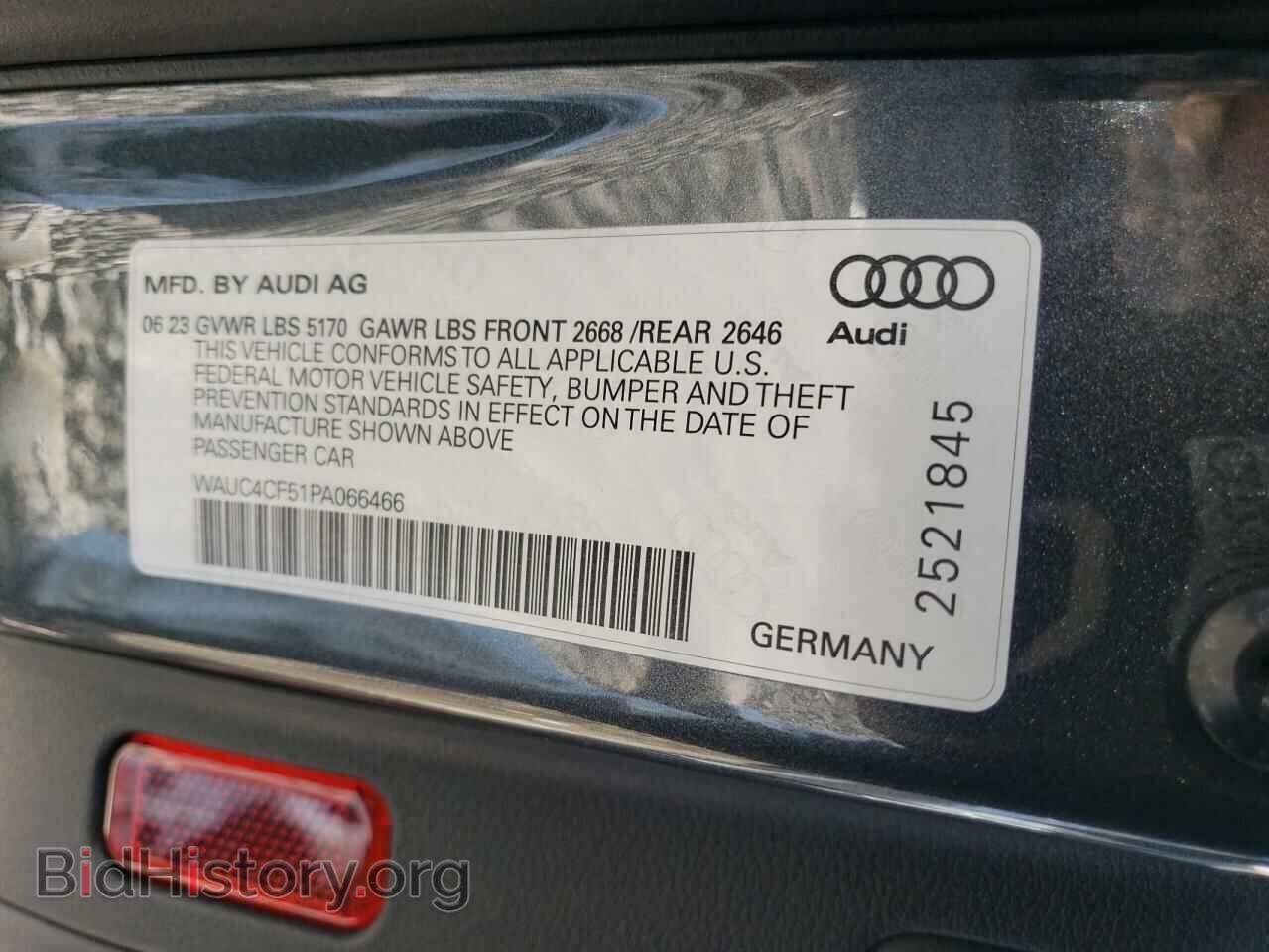 2023 AUDI S5/RS5 - VIN: WAUC4CF51PA066466 - Фото 12