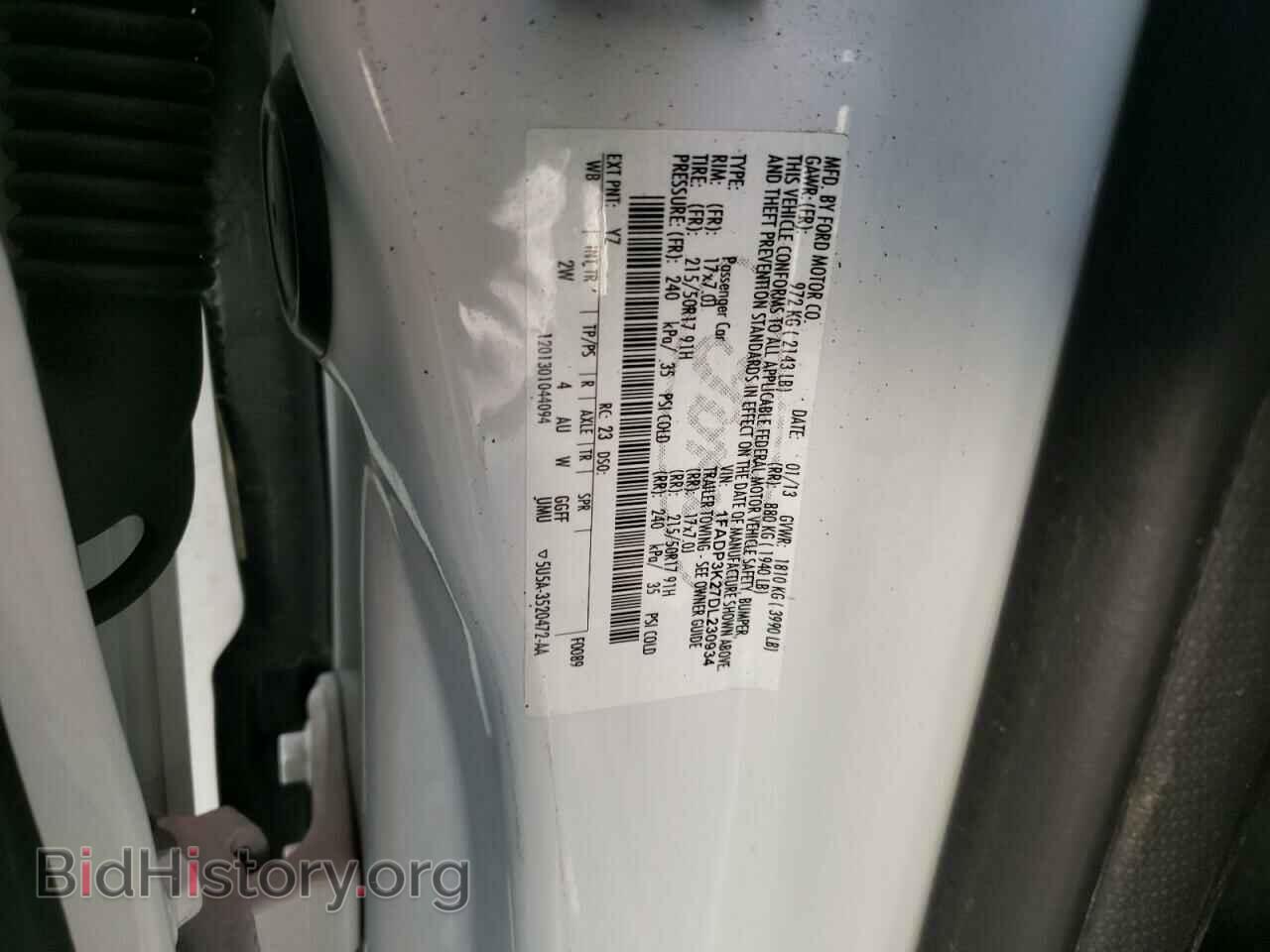 2013 FORD FOCUS - VIN: 1FADP3K27DL230934 - Фото 12