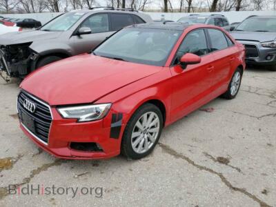 2017 Audi A3 A3 Premium, красный — VIN WAUAUGFF7H1036073, Copart
