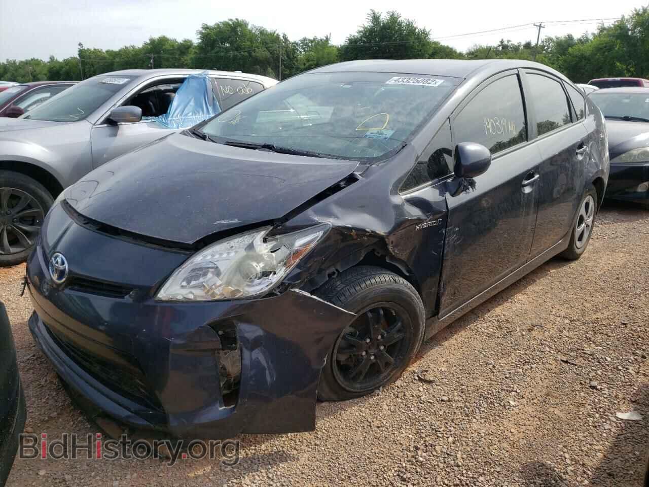 2014 TOYOTA PRIUS - VIN: JTDKN3DU4E1752729 - Фото 2