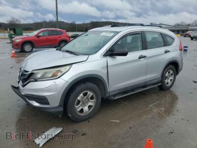 2015 Honda CRV LX, серебристый — VIN 2HKRM3H34FH506325, Copart