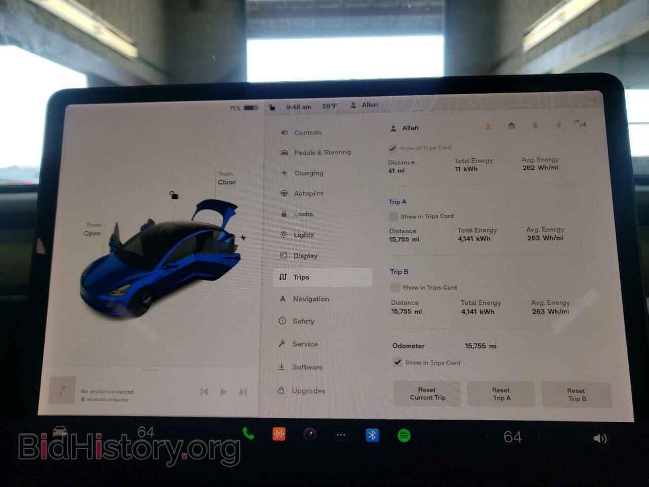 2021 TESLA MODEL 3 - VIN: 5YJ3E1EB5MF960954 - Фото 9