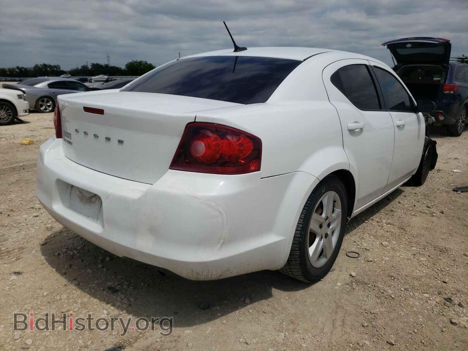2014 DODGE AVENGER - VIN: 1C3CDZAB2EN110553 - Фото 4