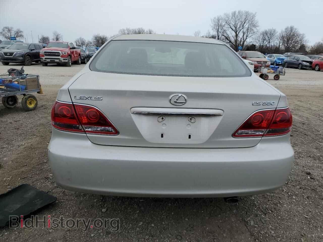 2005 LEXUS ES330 - VIN: JTHBA30G155128373 - Фото 6