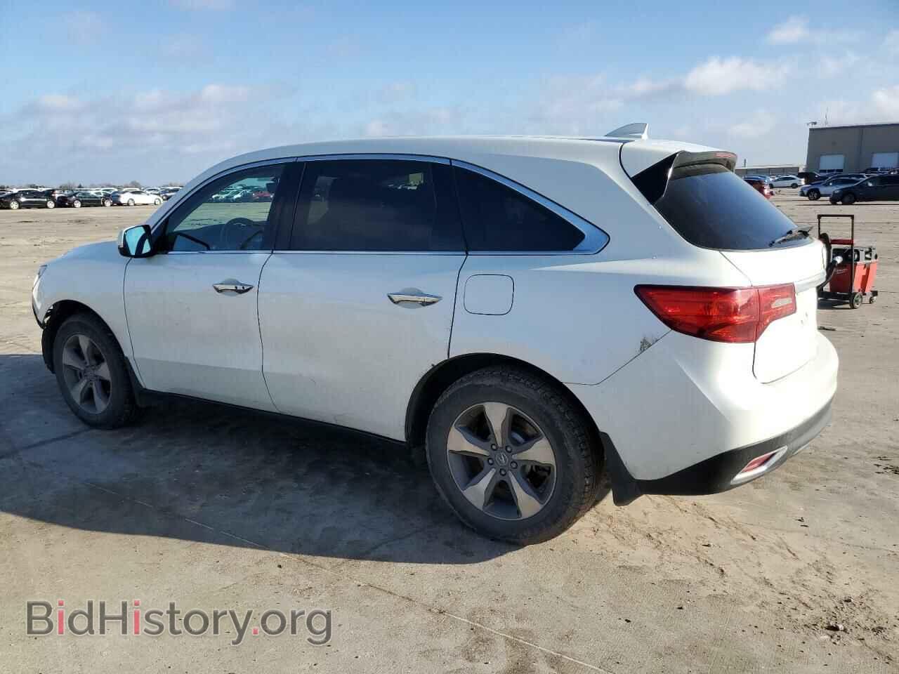 2016 ACURA MDX - VIN: 5FRYD4H24GB009735 - Фото 2