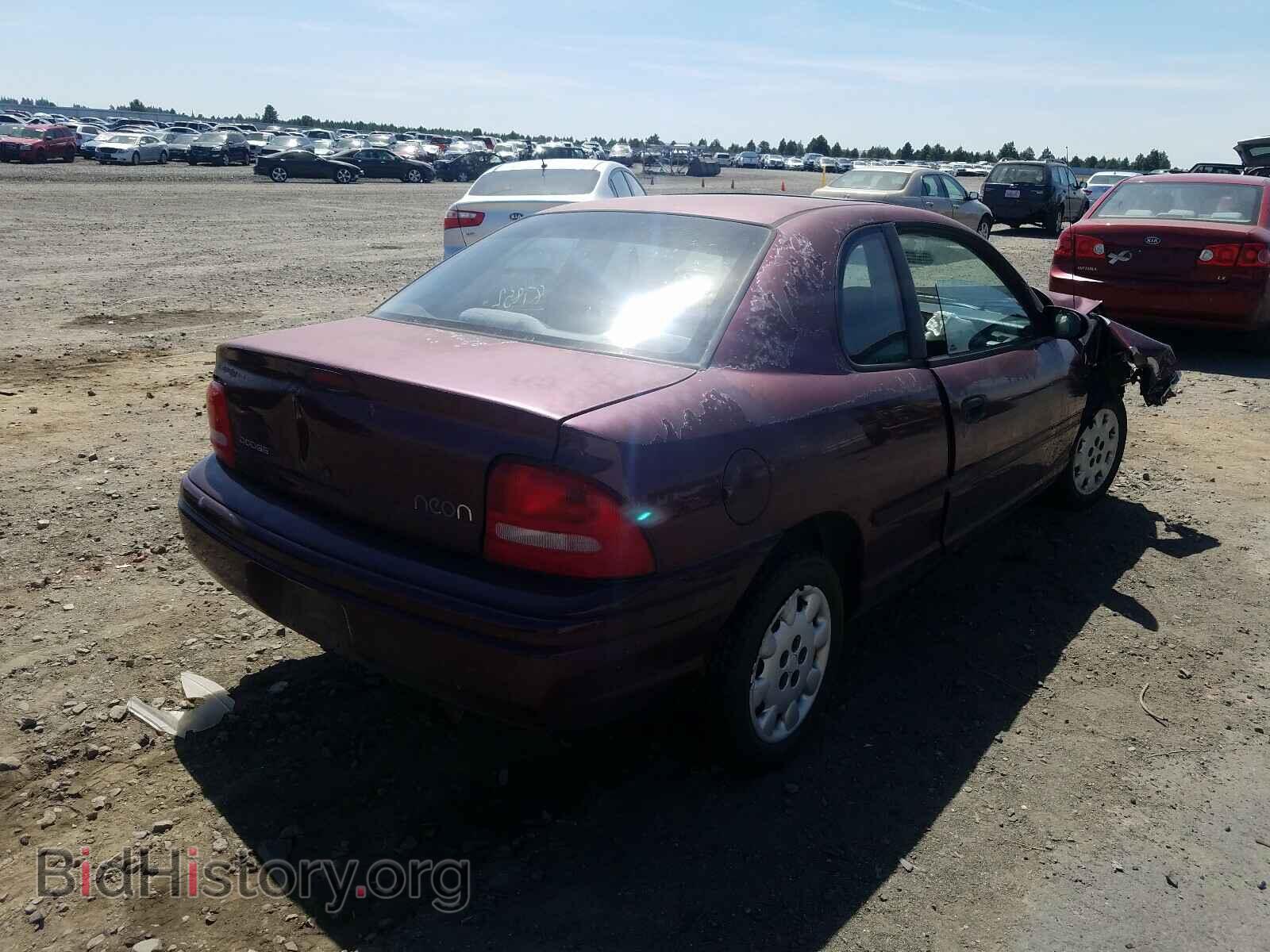 1999 DODGE NEON - VIN: 1B3ES42C2XD127349 - Фото 4