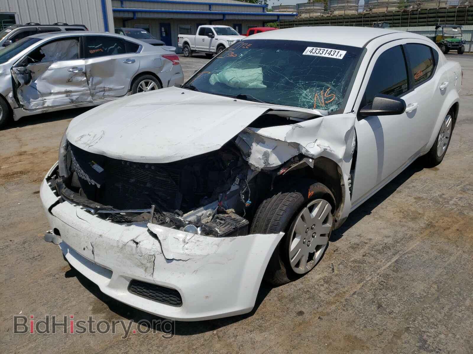 2014 DODGE AVENGER - VIN: 1C3CDZAGXEN200089 - Photo 2