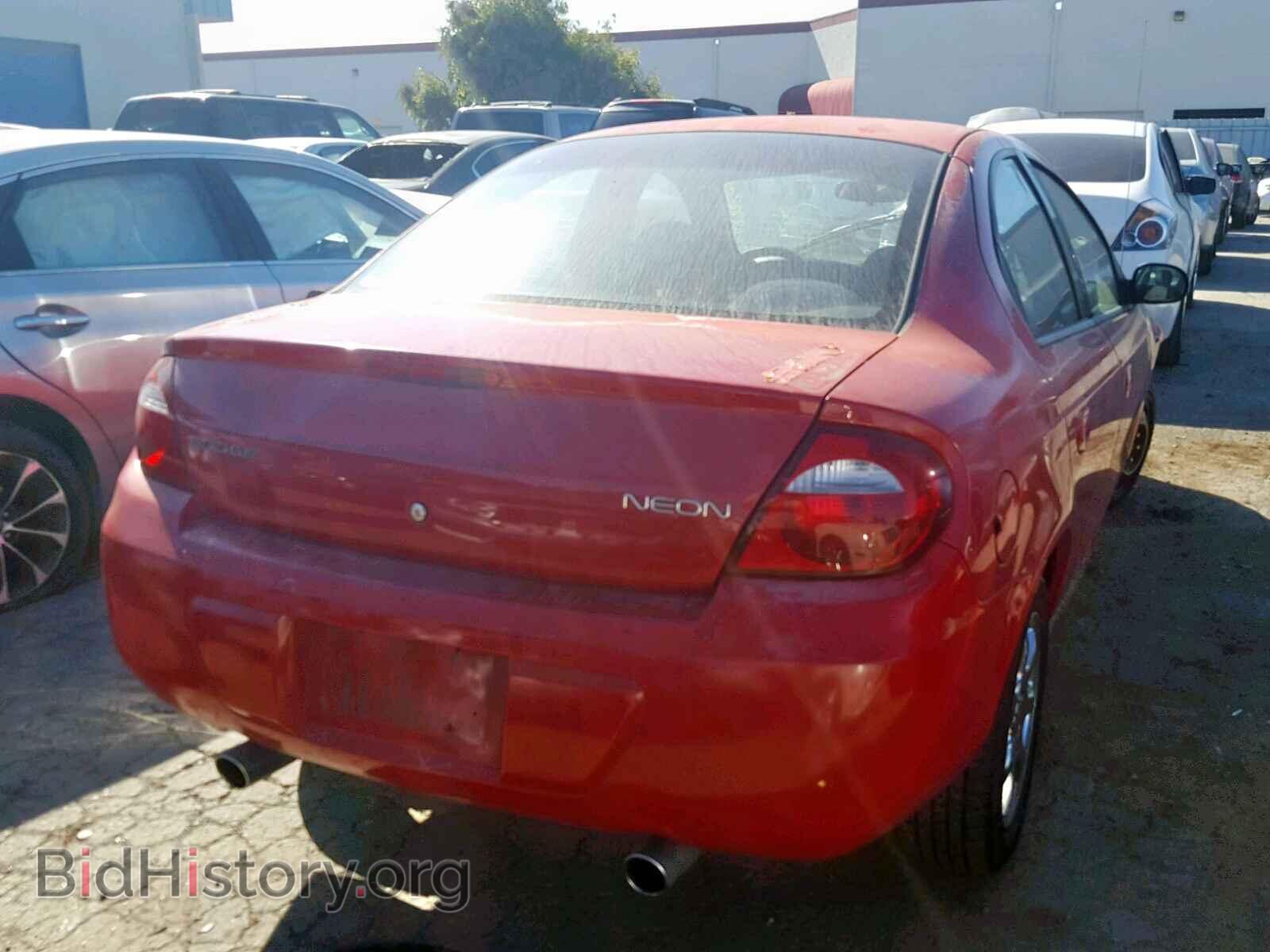 2005 DODGE NEON - VIN: 1B3ES56C65D149237 - Фото 4