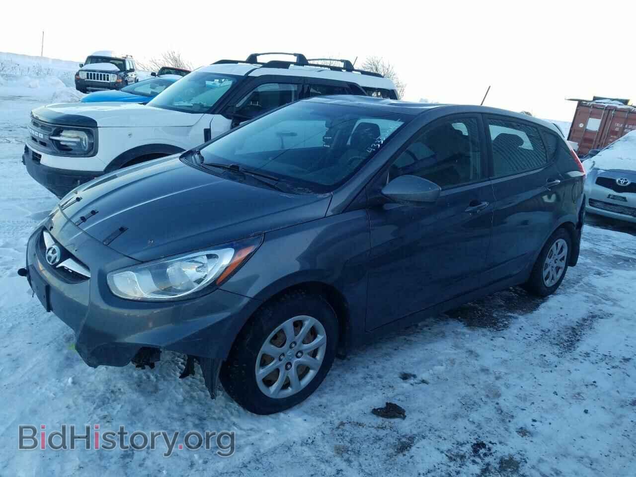 Photo KMHCT5AE1CU017362 - HYUNDAI ACCENT 2012