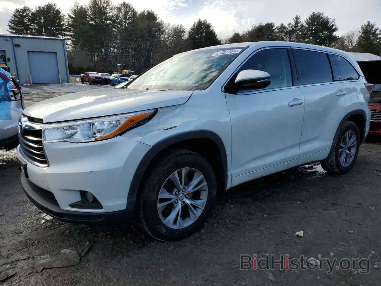 Photo 5TDBKRFH1ES070017 - TOYOTA HIGHLANDER 2014