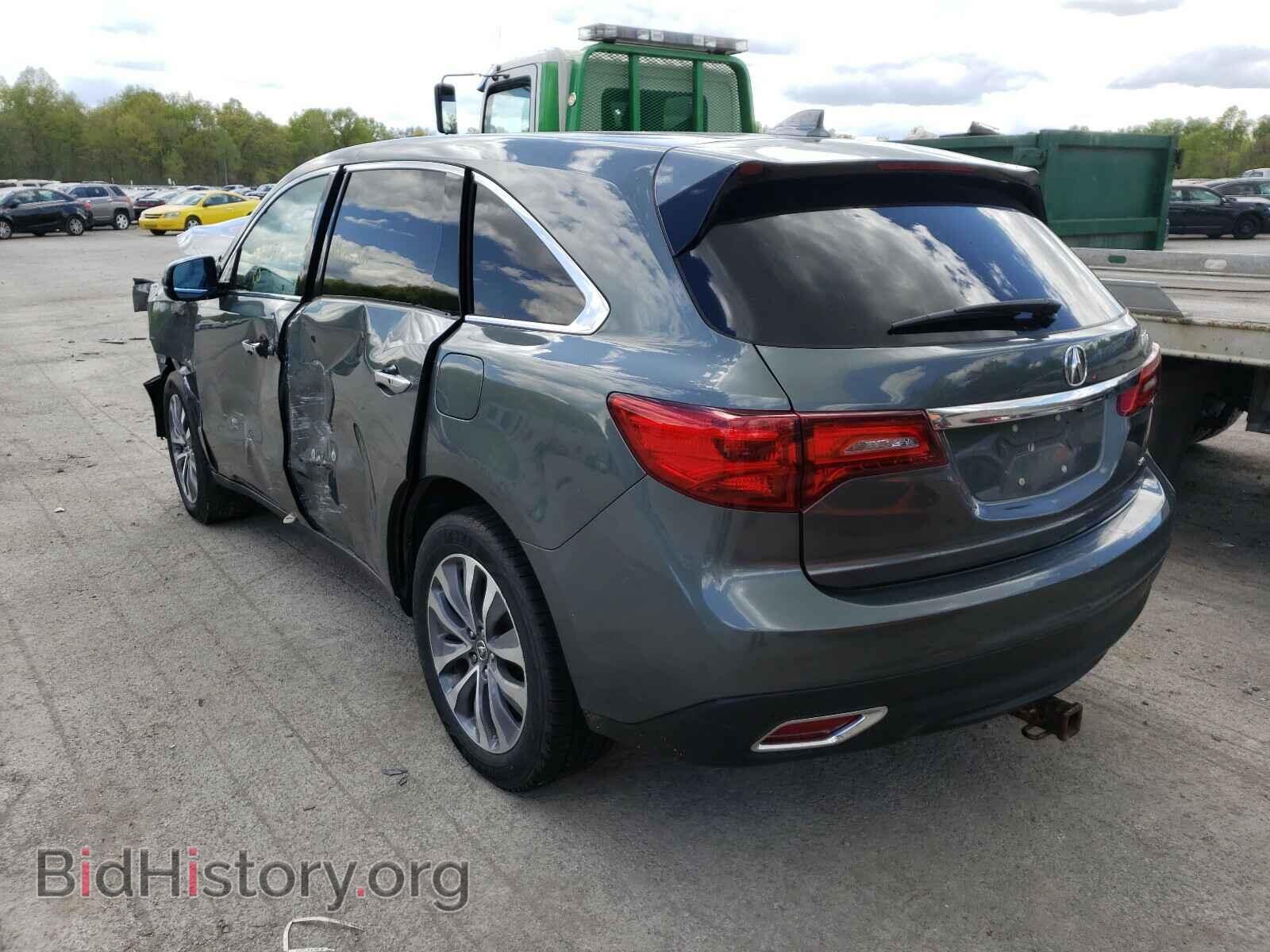 2016 ACURA MDX - VIN: 5FRYD4H4XGB023608 - Фото 3